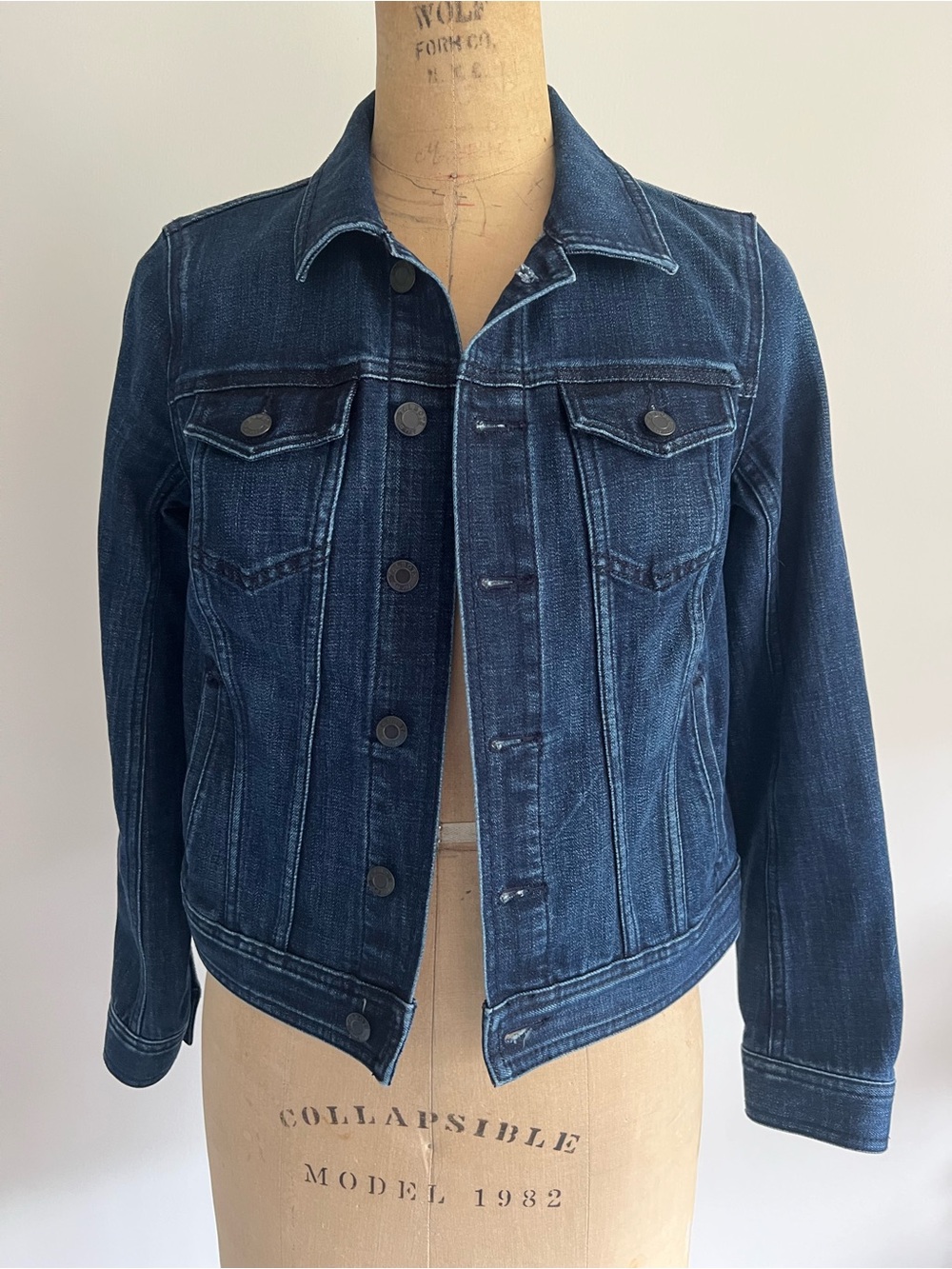 Talbots Dark Blue Denim Jean Jacket
